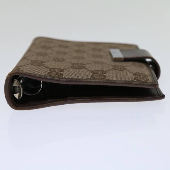 GUCCI GG Canvas Day Planner Cover Beige Auth 67555 - Picture 6 of 16